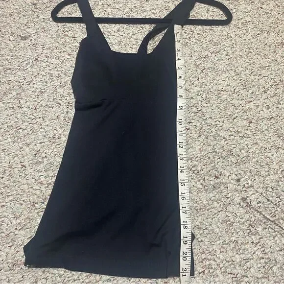 Patagonia Dri-Fit Running‎ Gym Tank Top Black Womens Size XXS - Picture 2 of 3